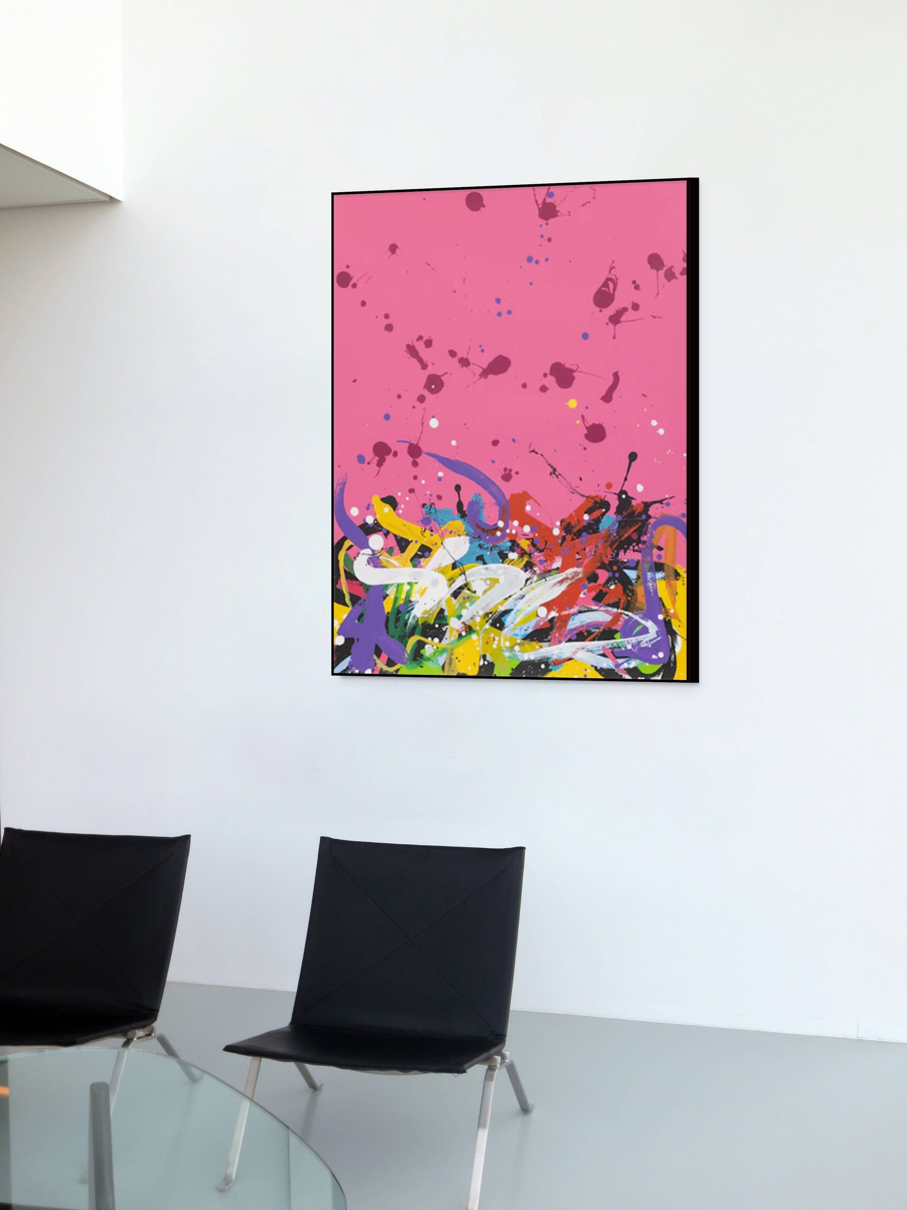 JonOne - Untitled Pink (2024)