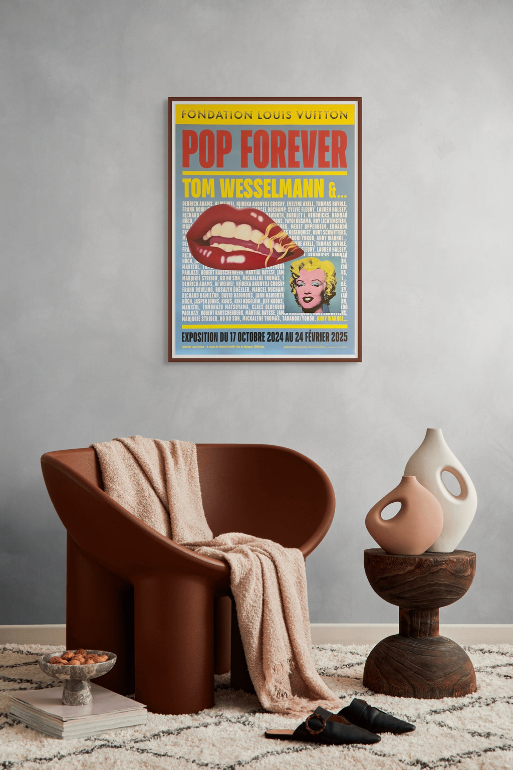 Tom Wesselmann (Blue) Original Print - FONDATION VUITTON PARIS (2024)