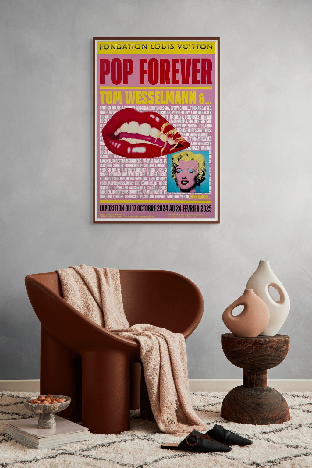 Tom Wesselmann (Pink) Original Print - FONDATION VUITTON PARIS (2024)