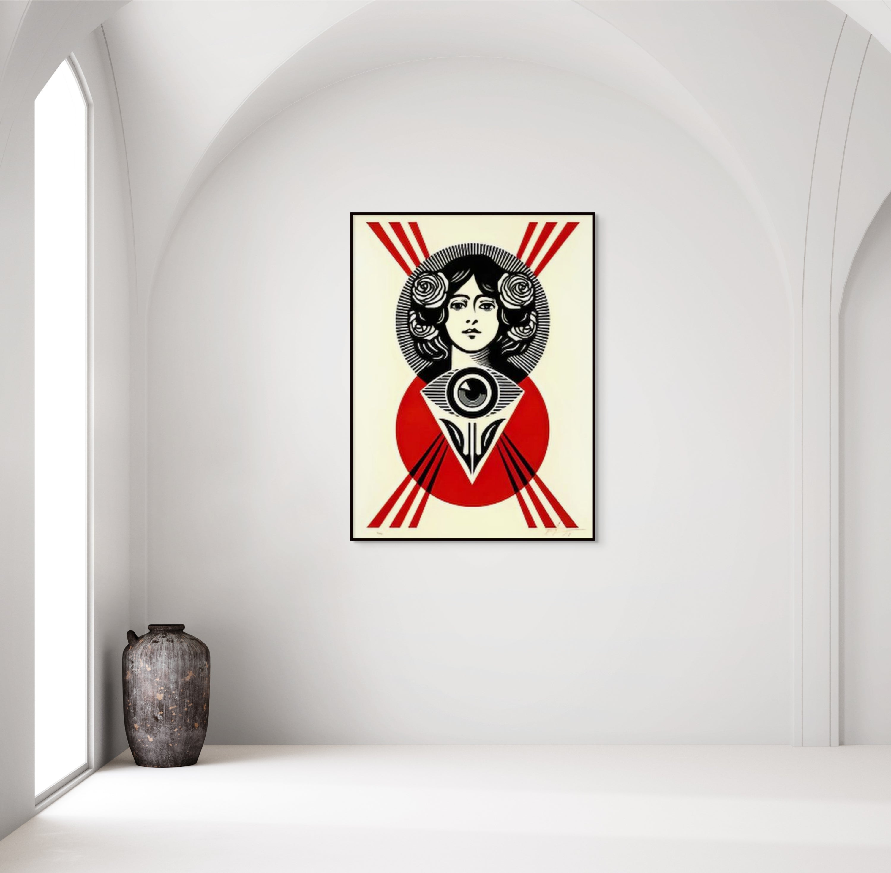 Obey (Shepard Fairey) - THIRD EYE OPEN LETTERPRESS (2024)