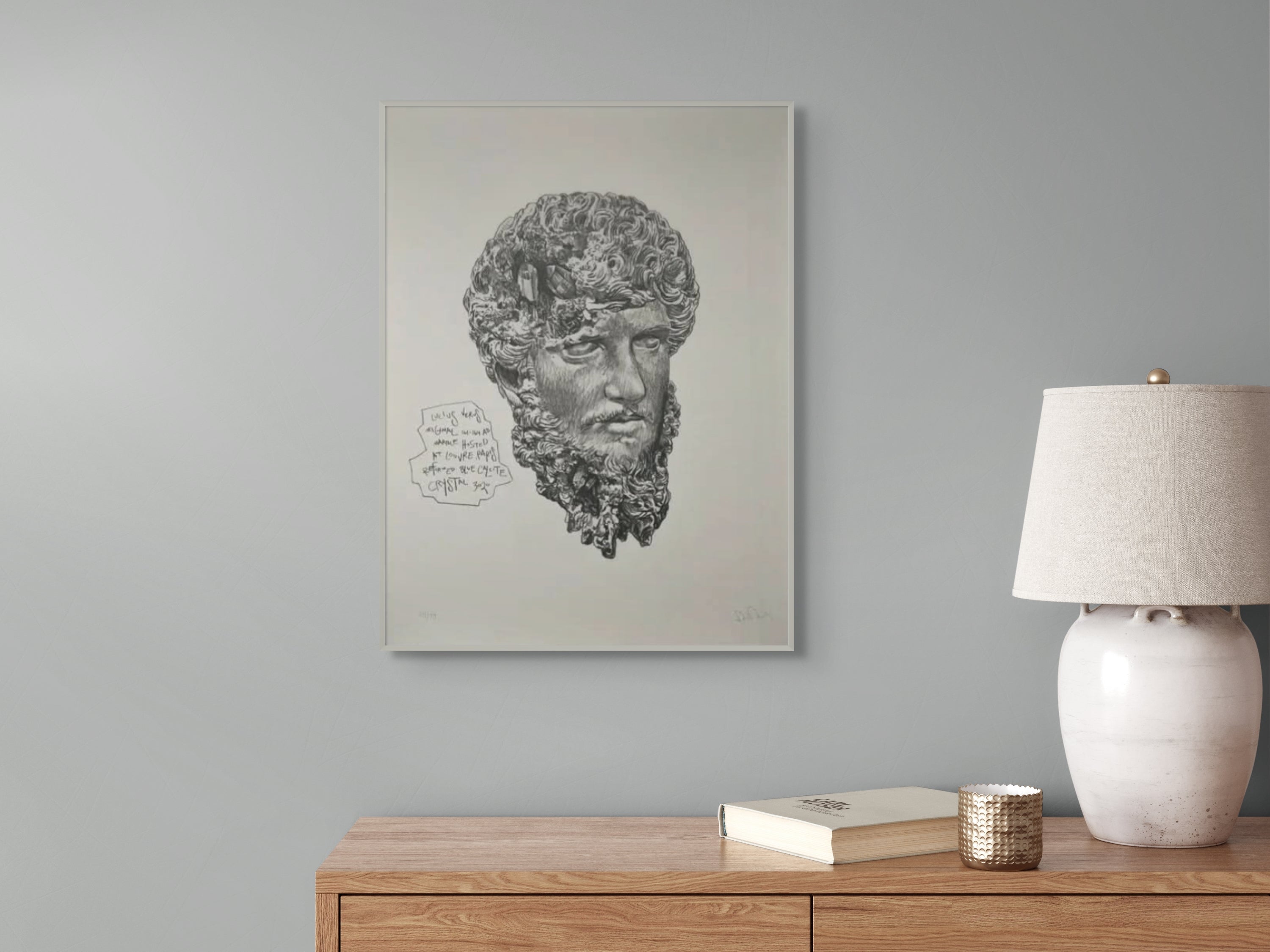 Daniel Arsham - Eroded Classical Print - Lucius Verus (2020)