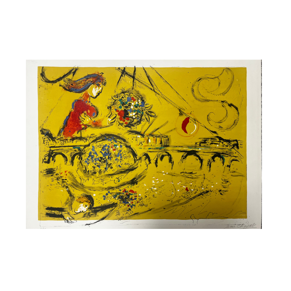 Marc Chagall - Île Saint-Louis (1959) LYNART STORE