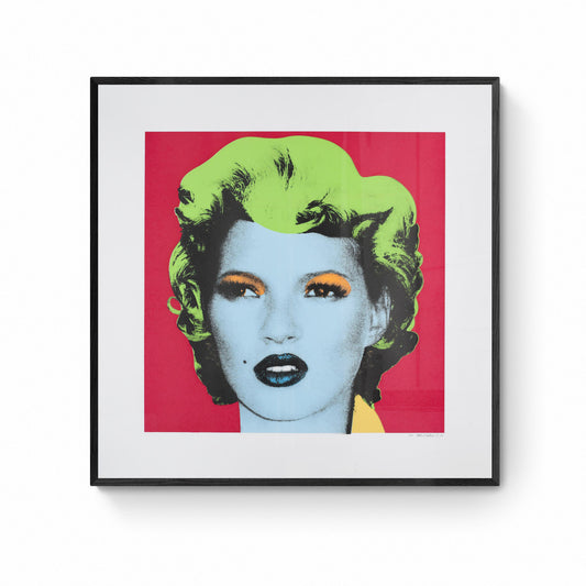 BANKSY - Kate Moss (Red Lime)