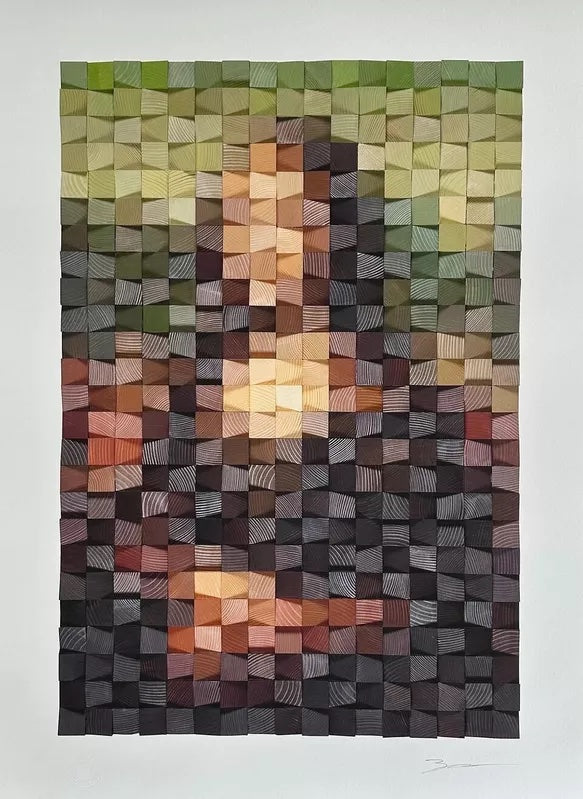Timur Zagirov - Mona Lisa (2023), Litografía