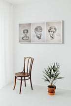 Daniel Arsham - Eroded Classical Prints (Set of 3) (2020)