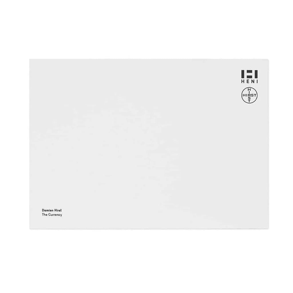 Damien Hirst - The Valuta Postcards - serigrafata con un vivace design Valuta Dot