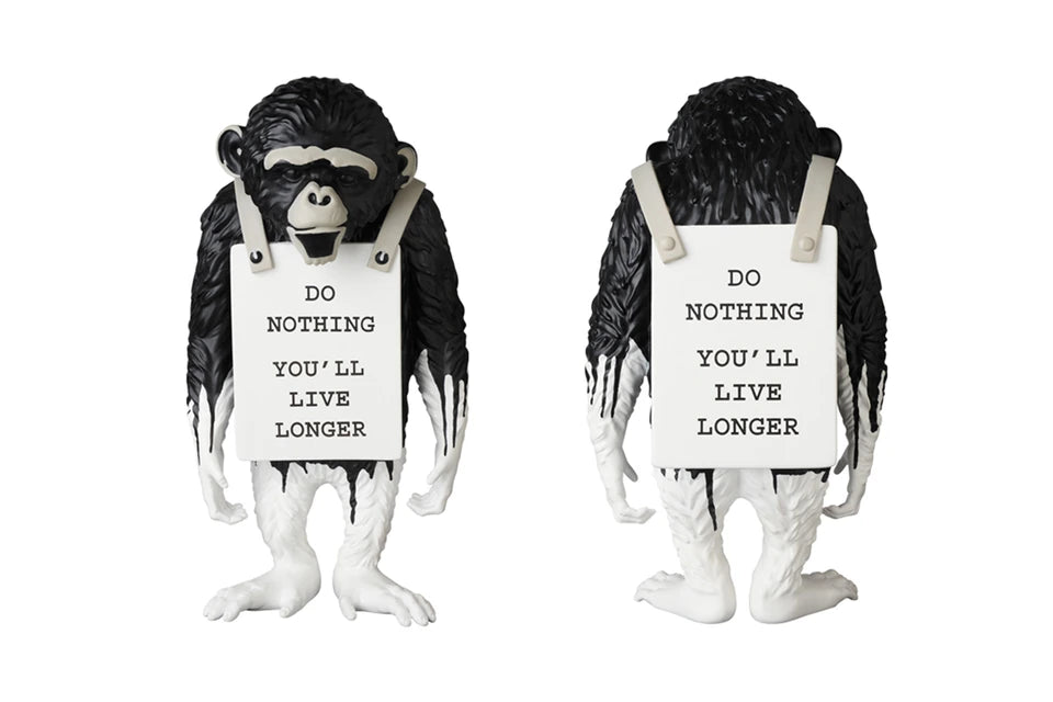 Banksy x Medicom, Monkey "Do nothing you'll live longer" 3