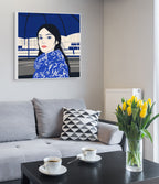 Yun Sé - Under the Blue Sky (Hand Finished), 2024