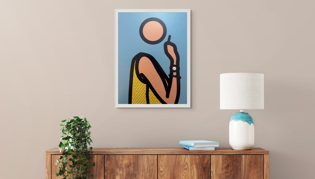 Julian Opie - Ruth With a Cigarette 3 (2005)