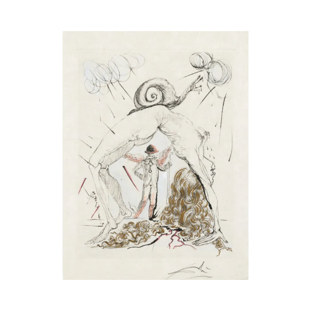 Salvador Dalí – Femme à l'Escargot