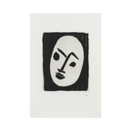 Henri Matisse – Masque Blanc sur Fond Noir