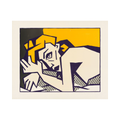 Roy Lichtenstein - Lithographie « Bain d'éponge »