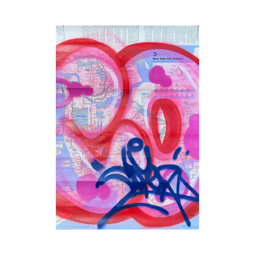 COPE2 – Unique Original Artwork on Map