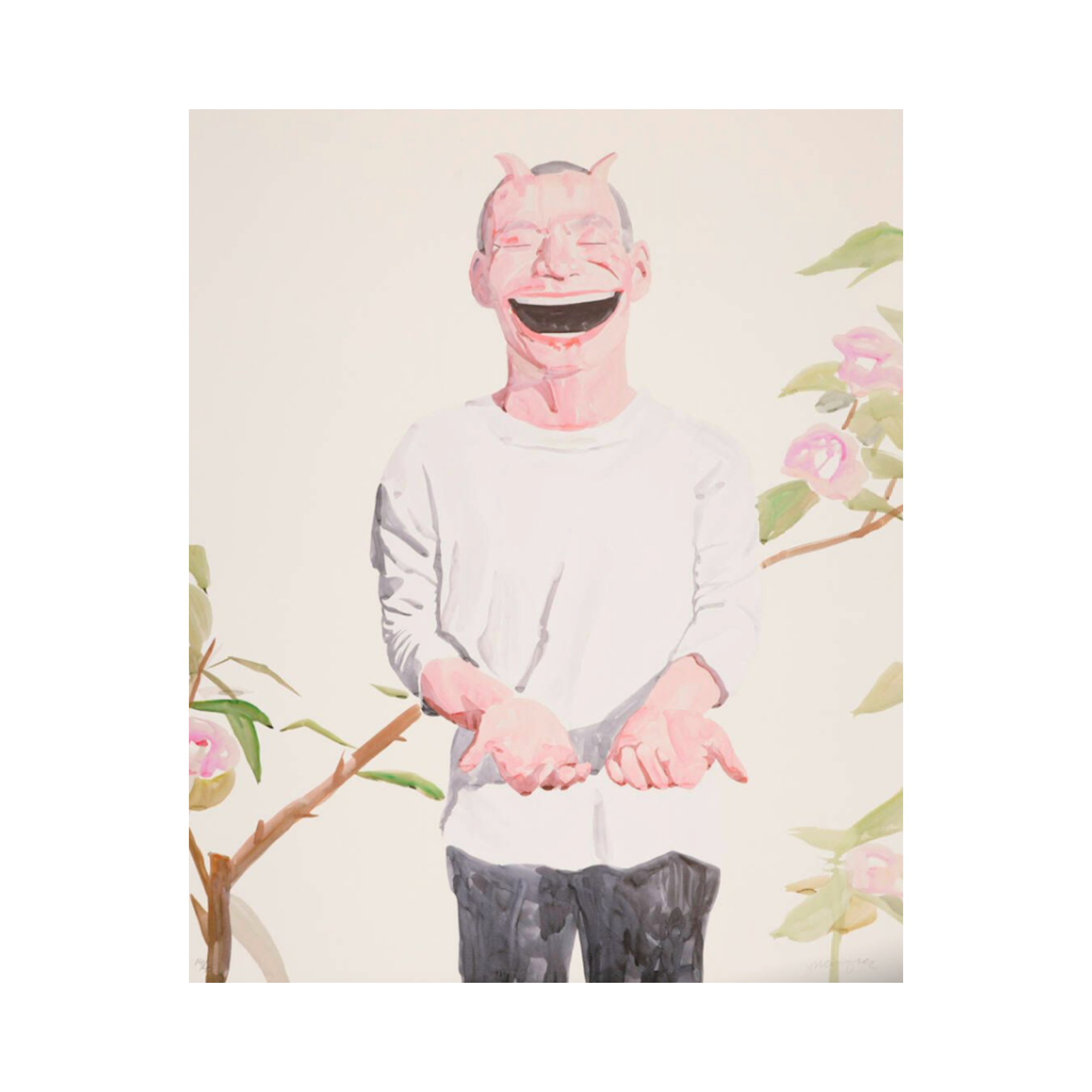 Yue Minjun - Untitled (Smile-ism No. 22)