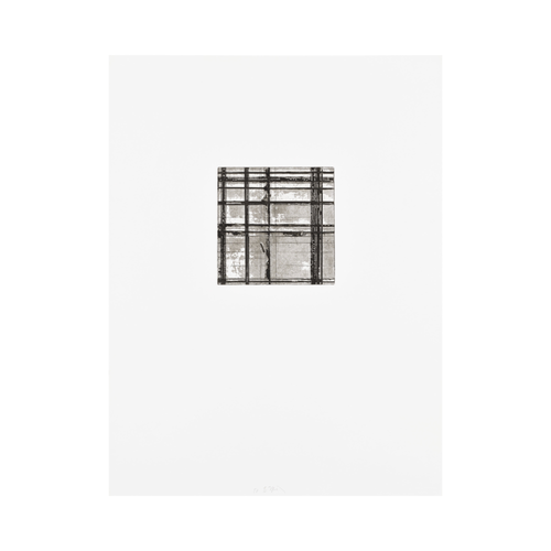 Brice Marden, Tiles: one plate (1979), original etching and aquatint, abstract minimalist artwork
