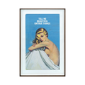 alt="The Connor Brothers Tell Me Beautiful Untrue Things 2021 giclée print with silkscreen varnish 120x76 cm framed limited edition of 150"
