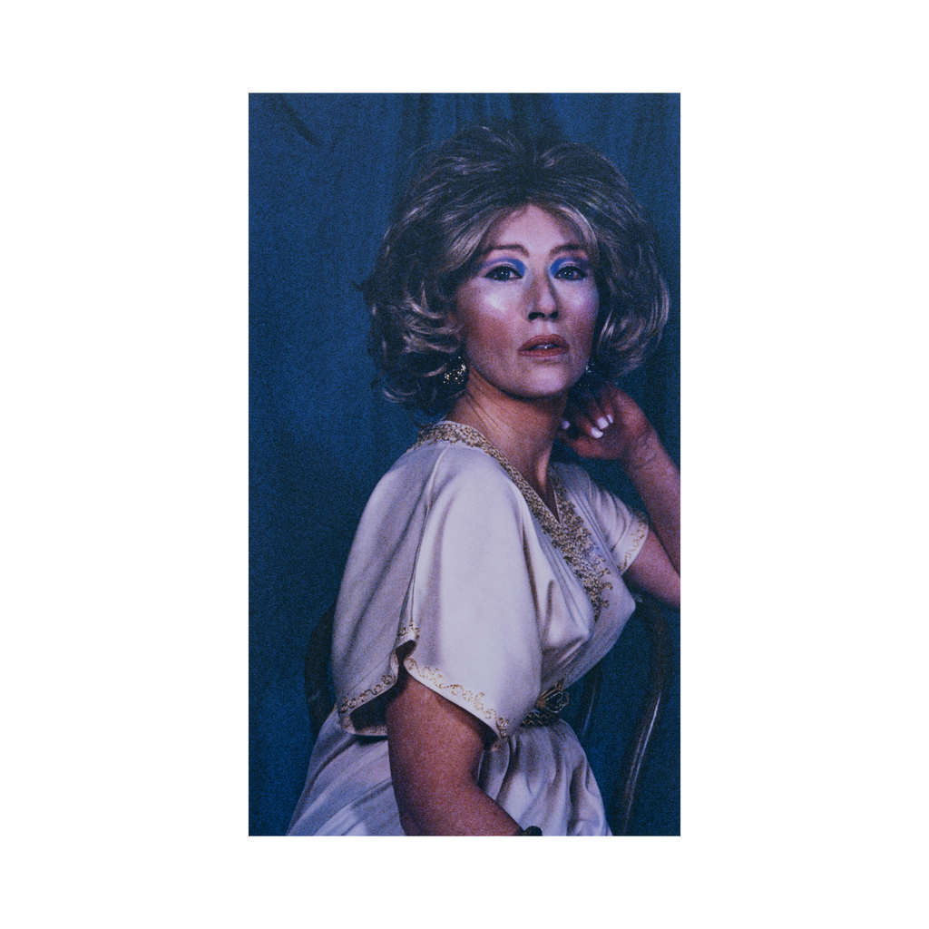 alt="Cindy Sherman Untitled Head Shots Series portrait I staged female headshot with styled hair and dramatic studio lighting"