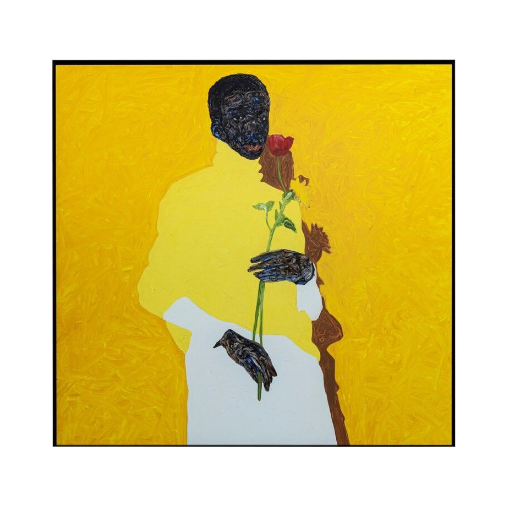 Amoako Boafo – Yellow Turtleneck