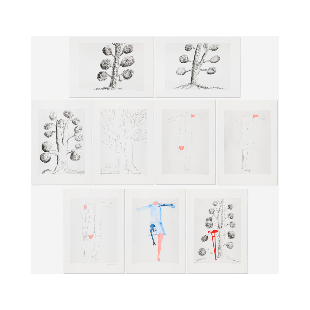 LOUISE BOURGEOIS (1911-2010) - Caryatide enceinte (2001)