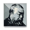 Ai Weiwei Single Panel Portrait of Ai Weiwei 2014 Lego sculpture edition of 40
