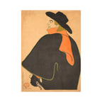 Henri de Toulouse-Lautrec – Aristide Bruant dans son Cabaret