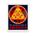 Robert Indiana – The Golden Future of America, 1976