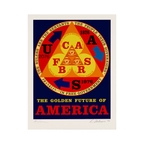 Robert Indiana – The Golden Future of America, 1976