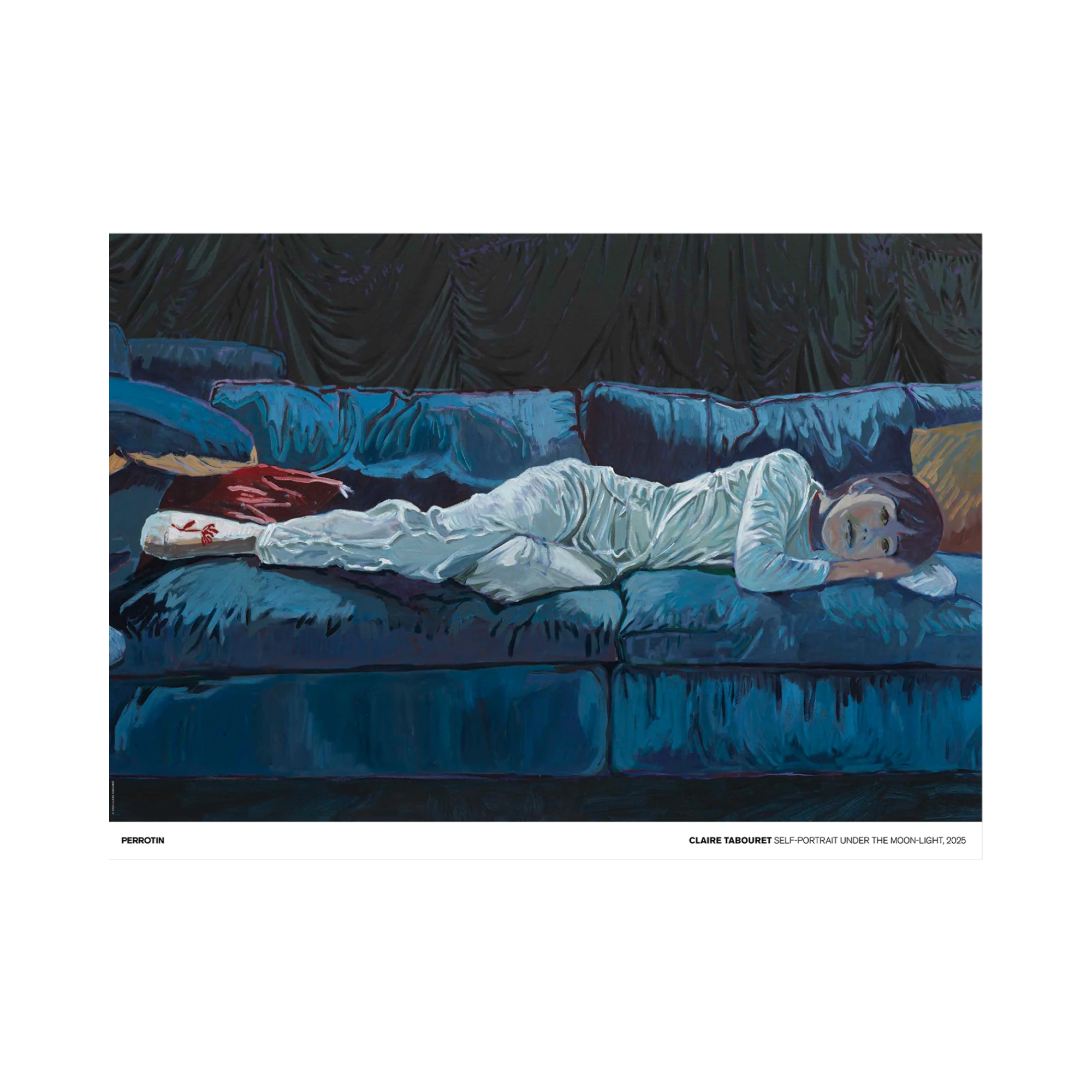 Claire Tabouret - Self-portrait under the moonlight