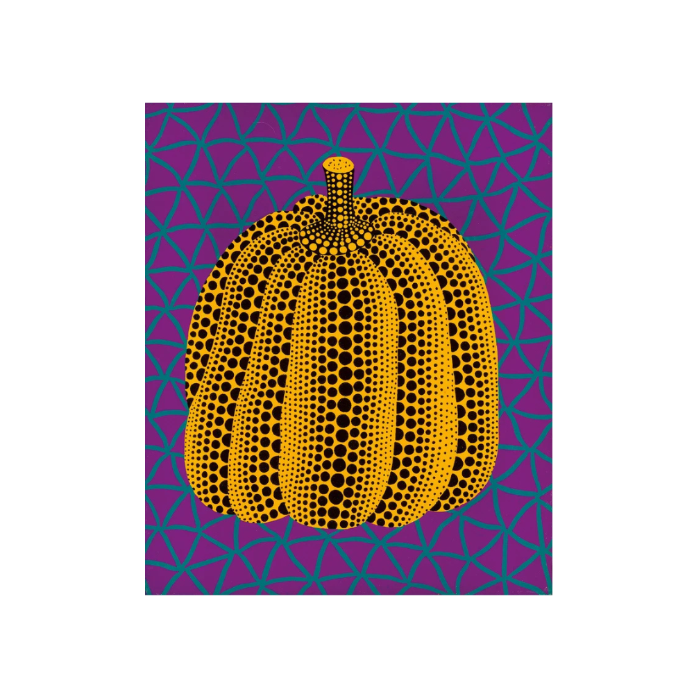 Yayoi Kusama – Pumpkin (Yellow/Purple) 2011