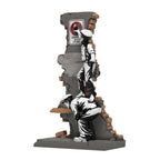 Side view of Brandalism Camden Maid Graffiti Crime polystone sculpture
