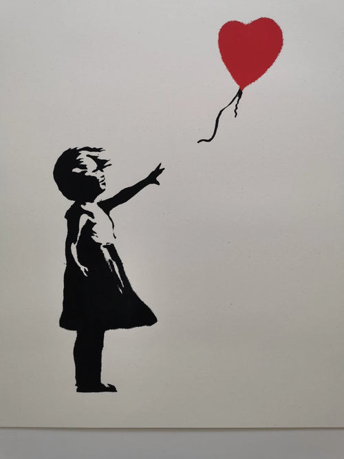 West Country Prince (after Banksy) - Girl with Red Balloon (2021)