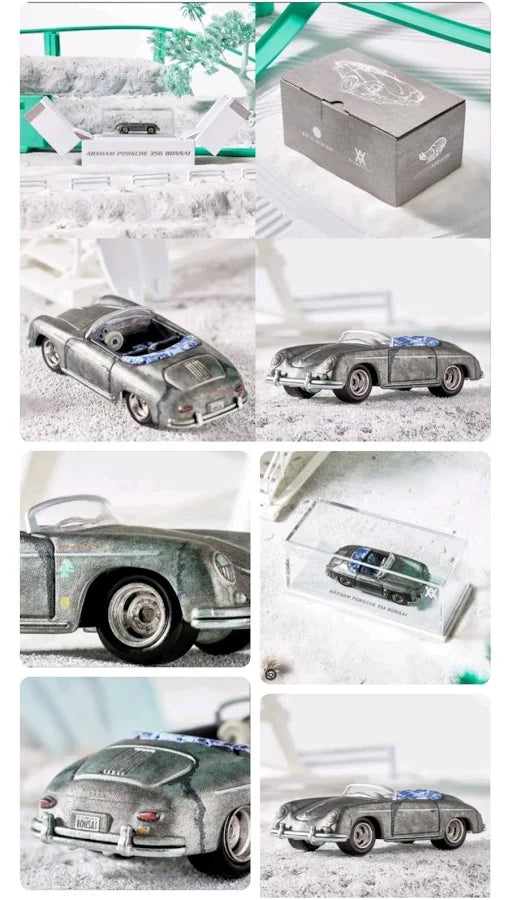 DANIEL ARSHAM × HOT WHEELS — Porsche 356 “Bonsai” (RLC, 1:64)