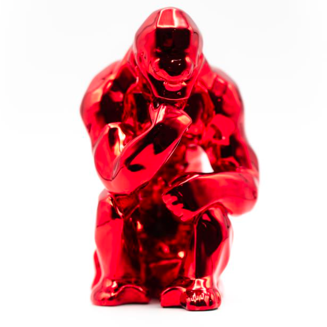 Richard Orlinski - Thinking Kong Spirit (Red Edition) - Offre Exclusive