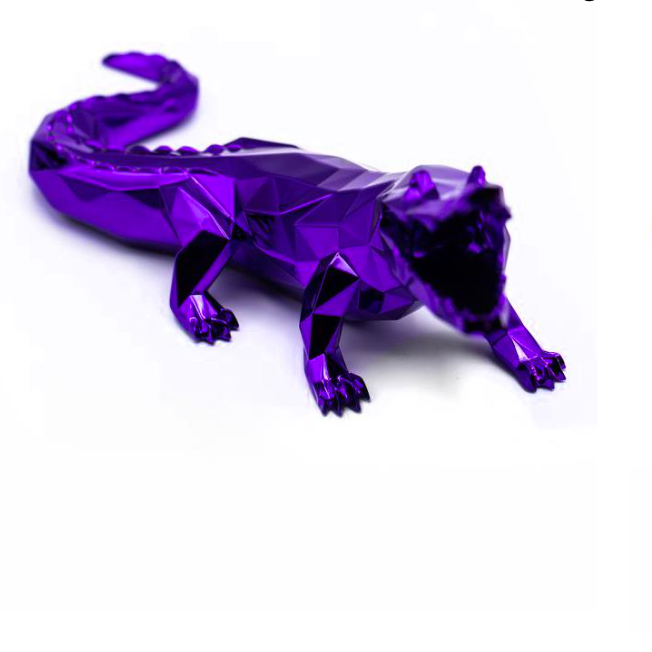 Richard Orlinski – Croco Spirit (Purple Edition) – Exklusives Angebot
