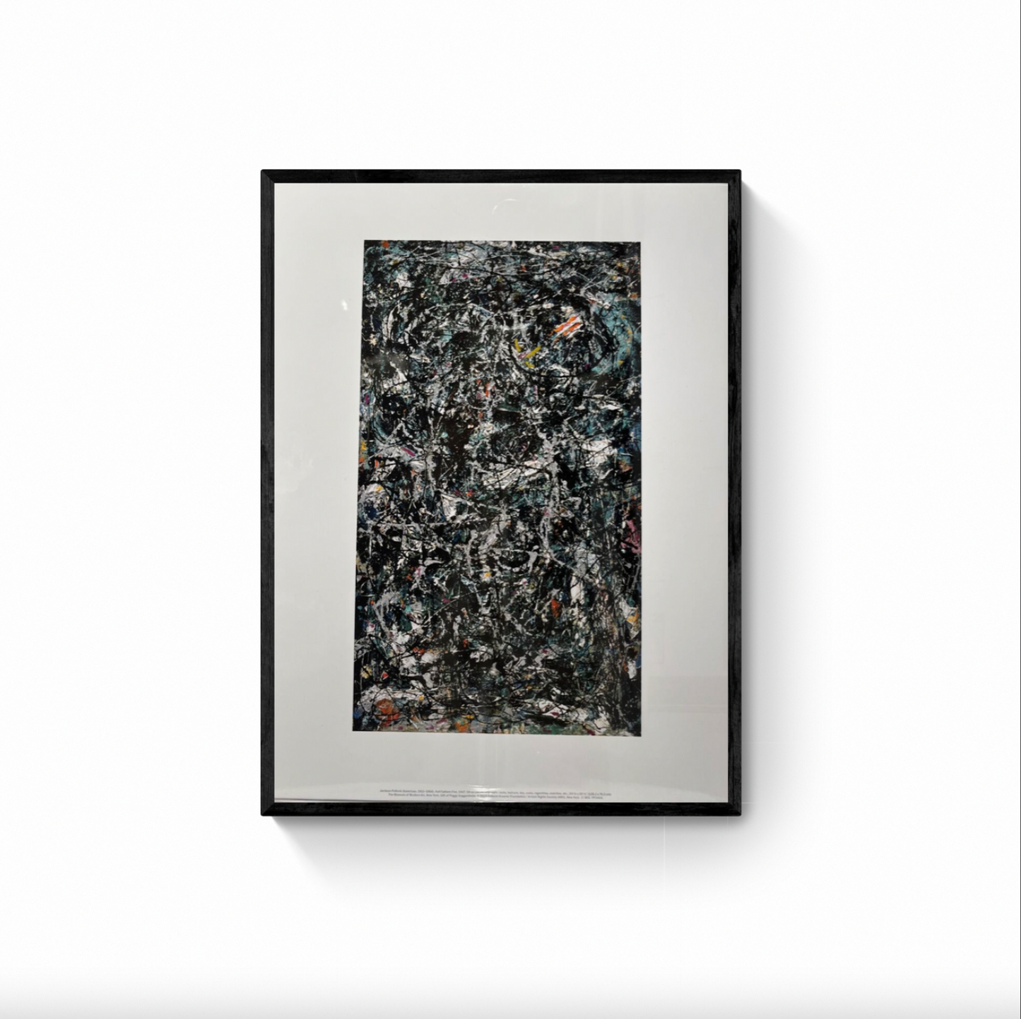 Jackson Pollock, Set mit 3 offiziellen Offset-Lithographien