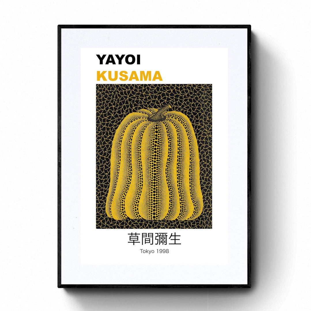 Yayoi Kusama - Amarillo calabaza Póster