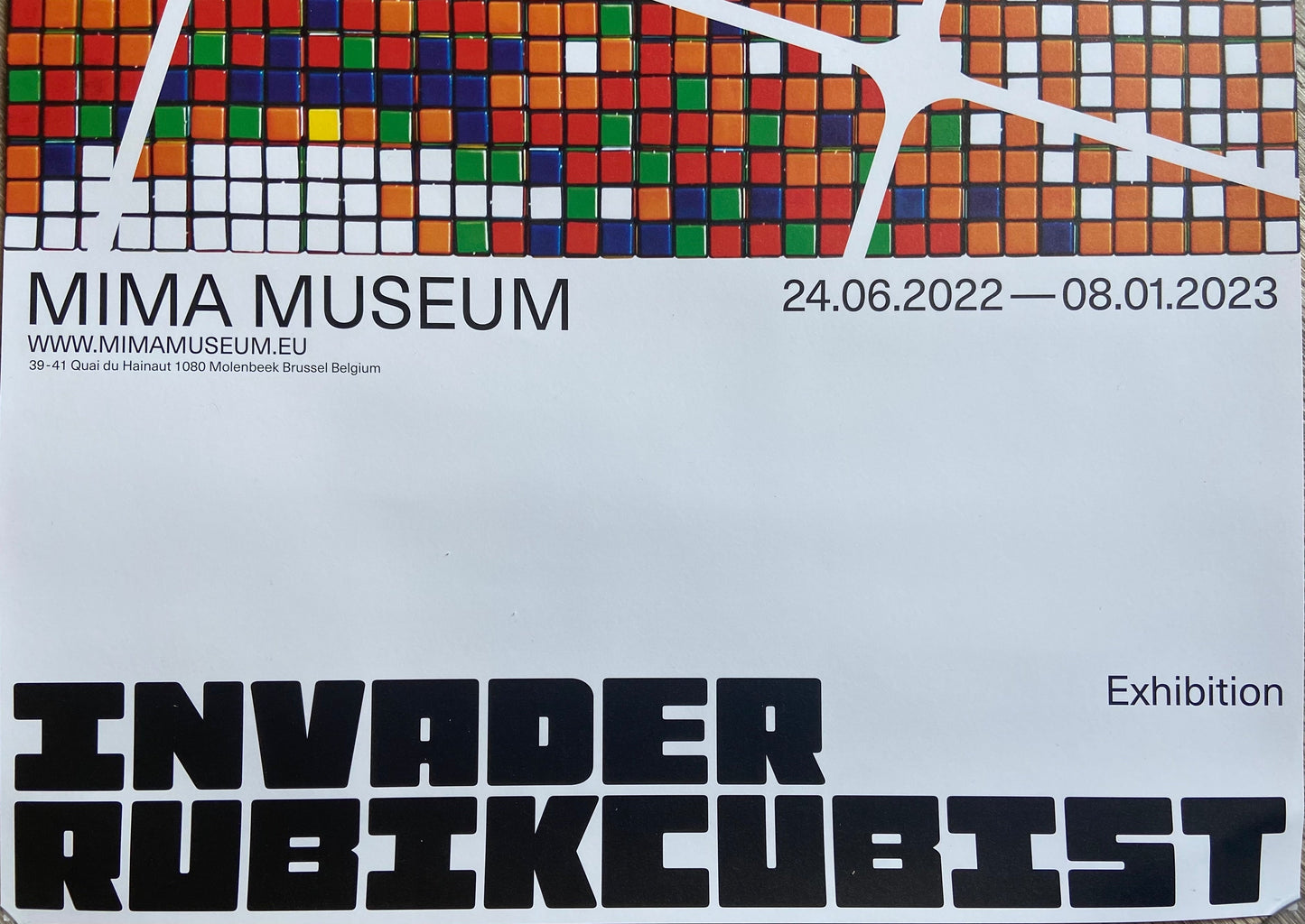INVADER RUBIKCUBIST - Official Posters - Best offer