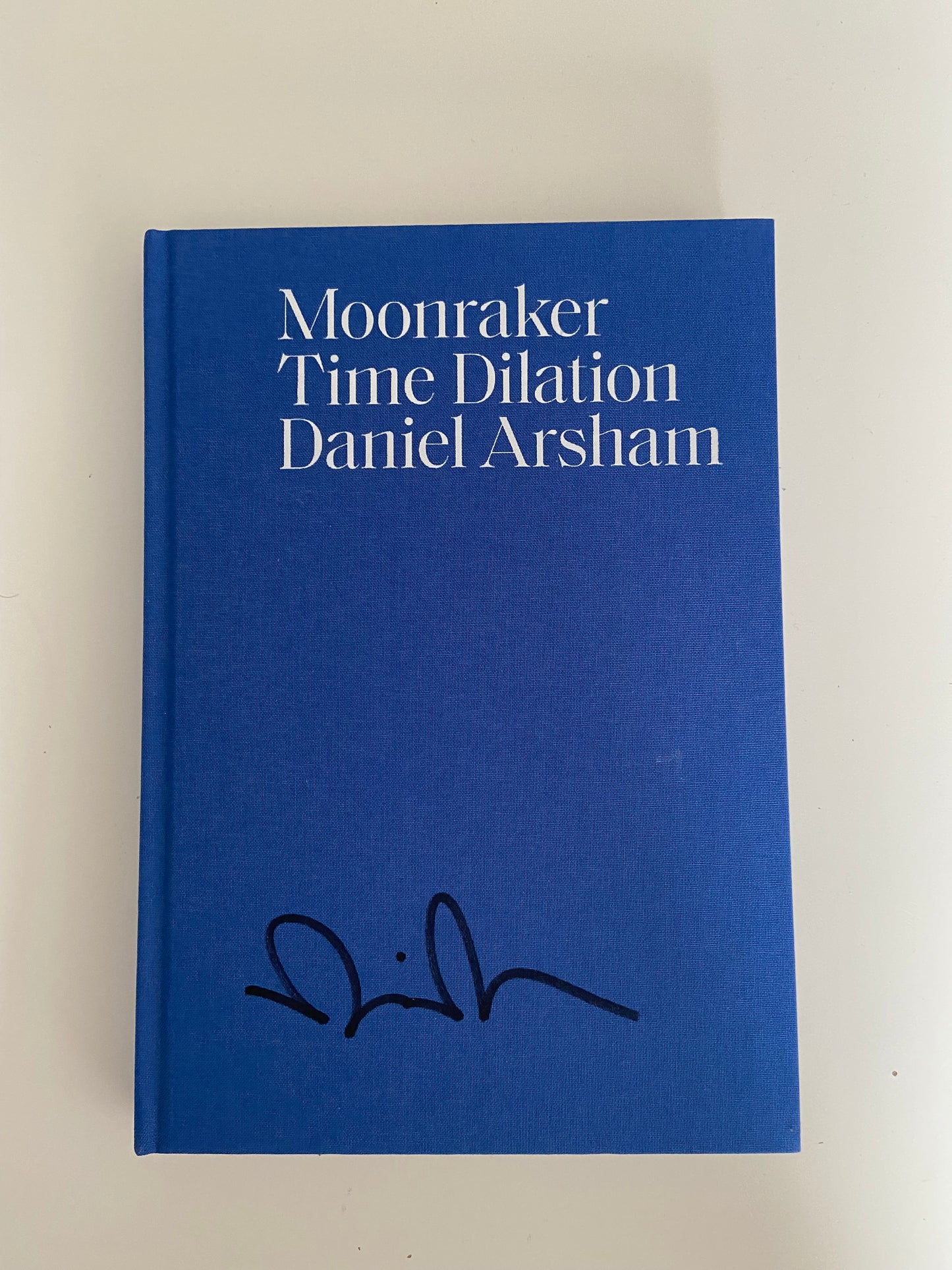Daniel Arsham Moonraker Time Dilation Livre signé