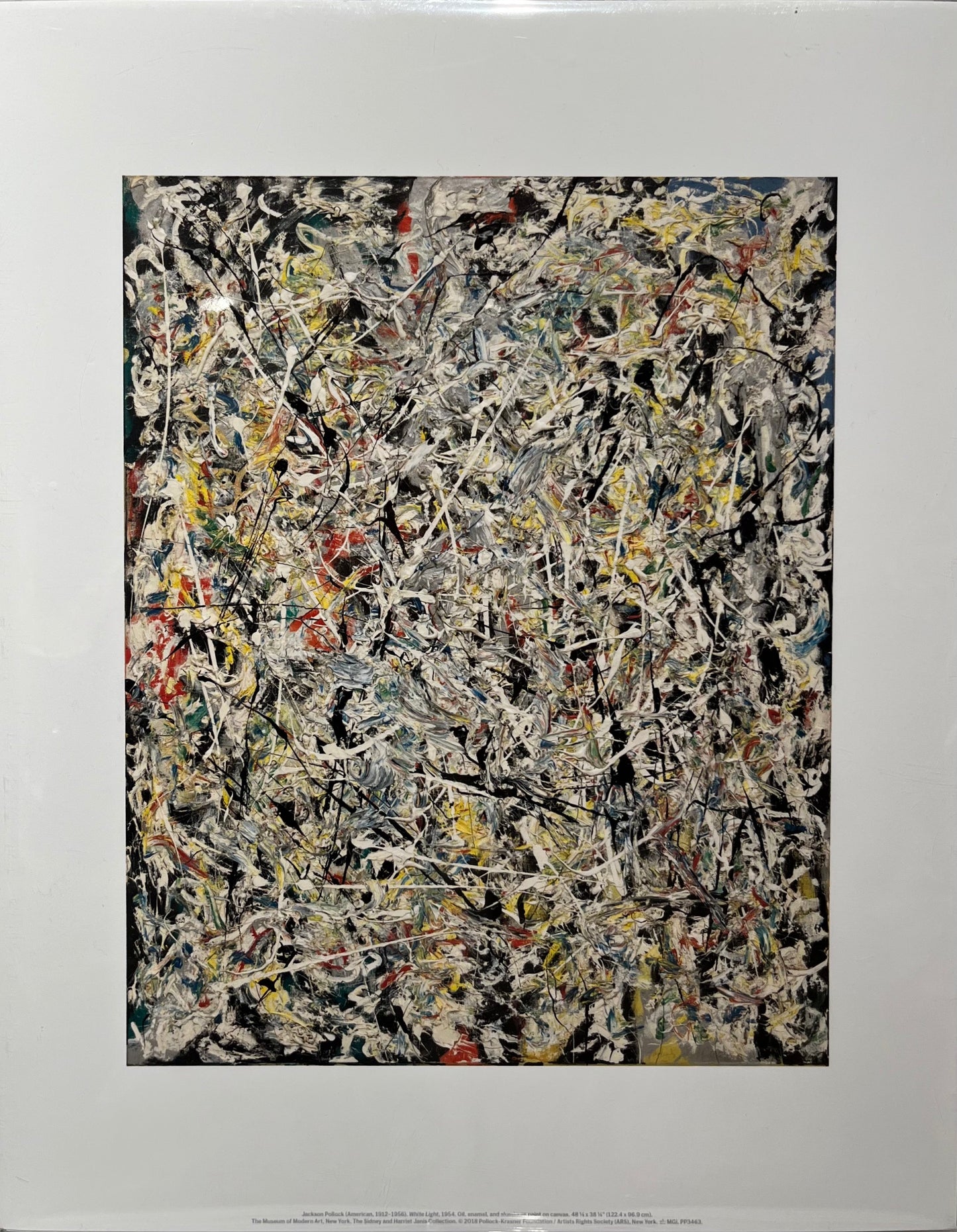 Jackson Pollock, juego de 3 litografías offset oficiales