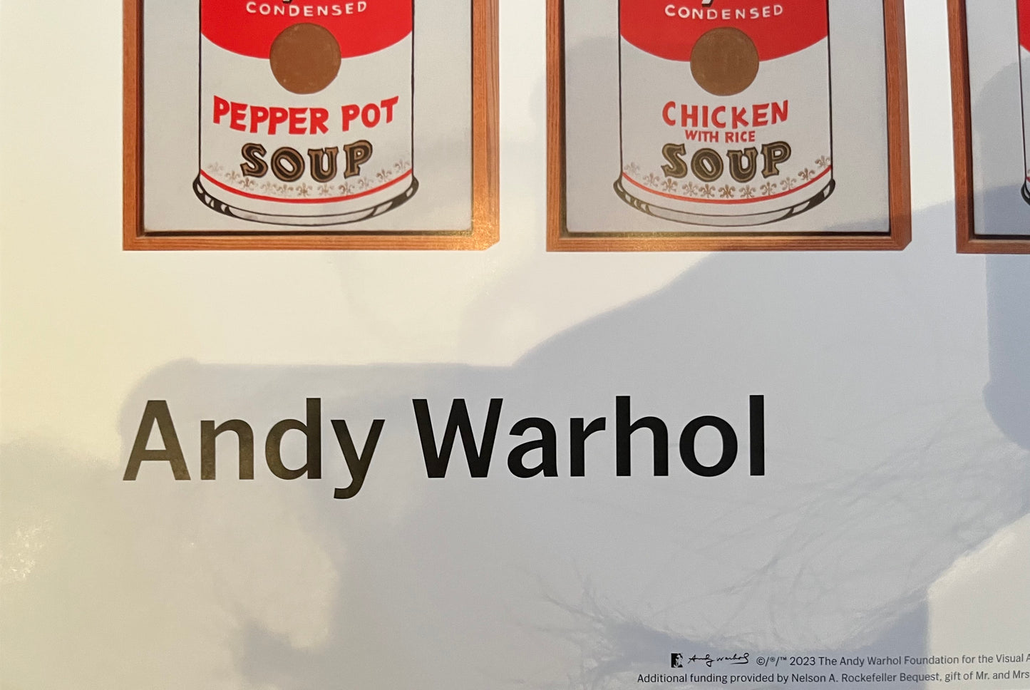 Andy Warhol, Latas de sopa Campbell (1962), litografía offset