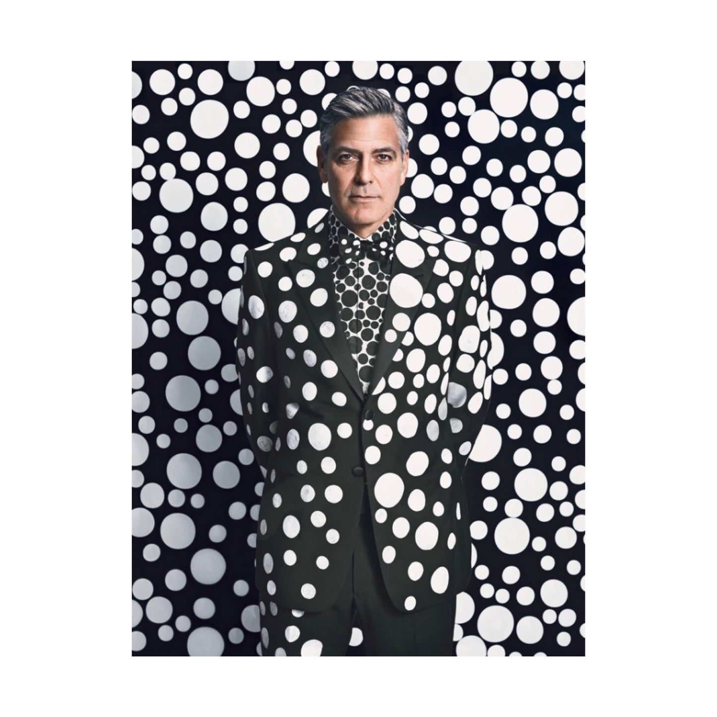 Yayoi Kusama - George Clooney para "Magazine's Art Issue" Juego de 3