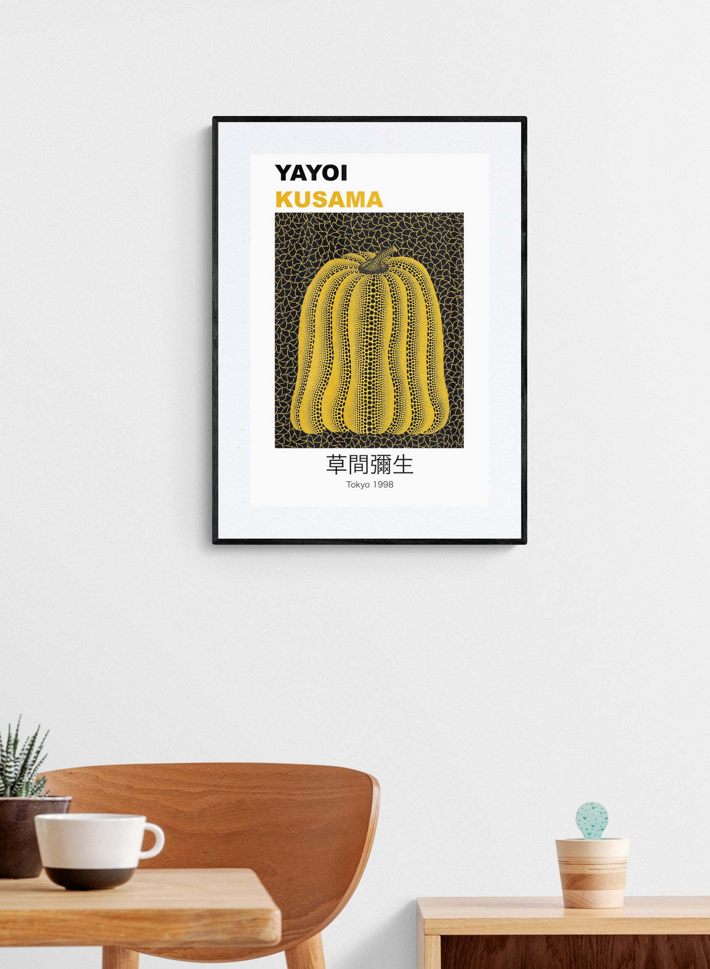 Yayoi Kusama - Amarillo calabaza Póster