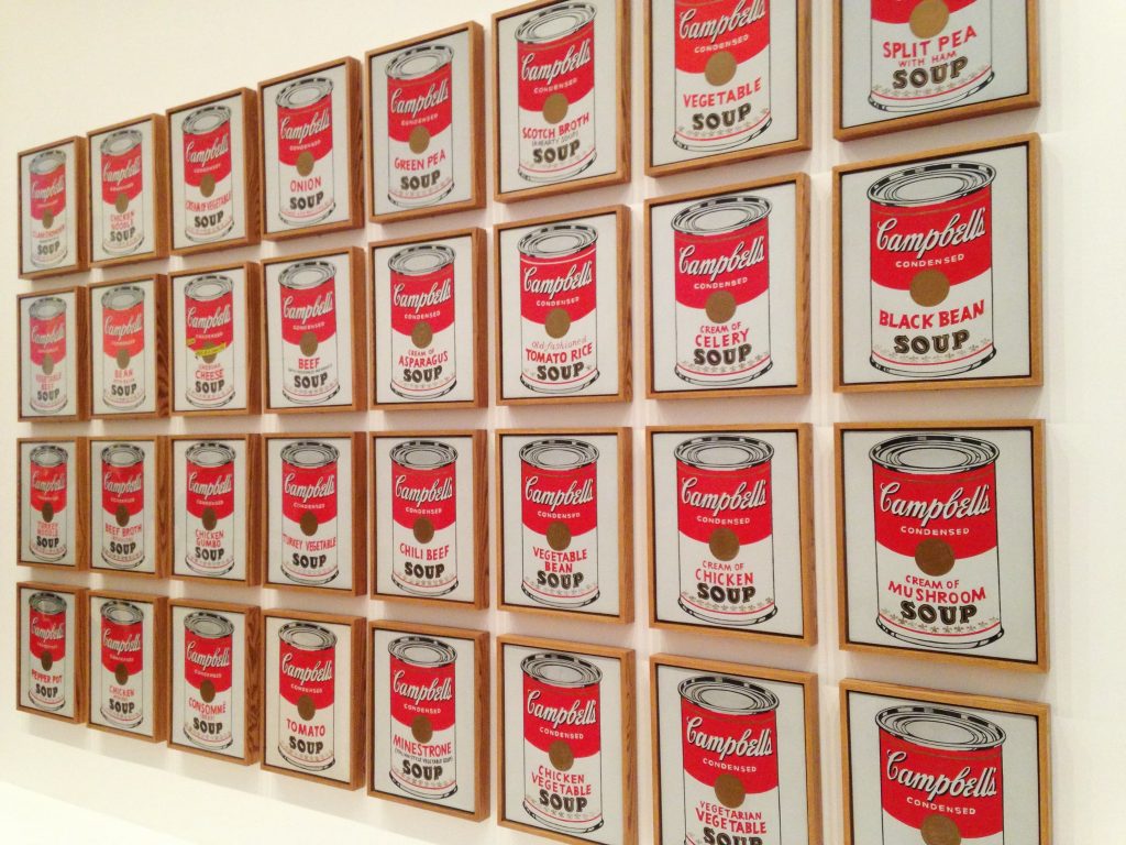 Andy Warhol, Campbell's Soup Cans (1962), litografia offset