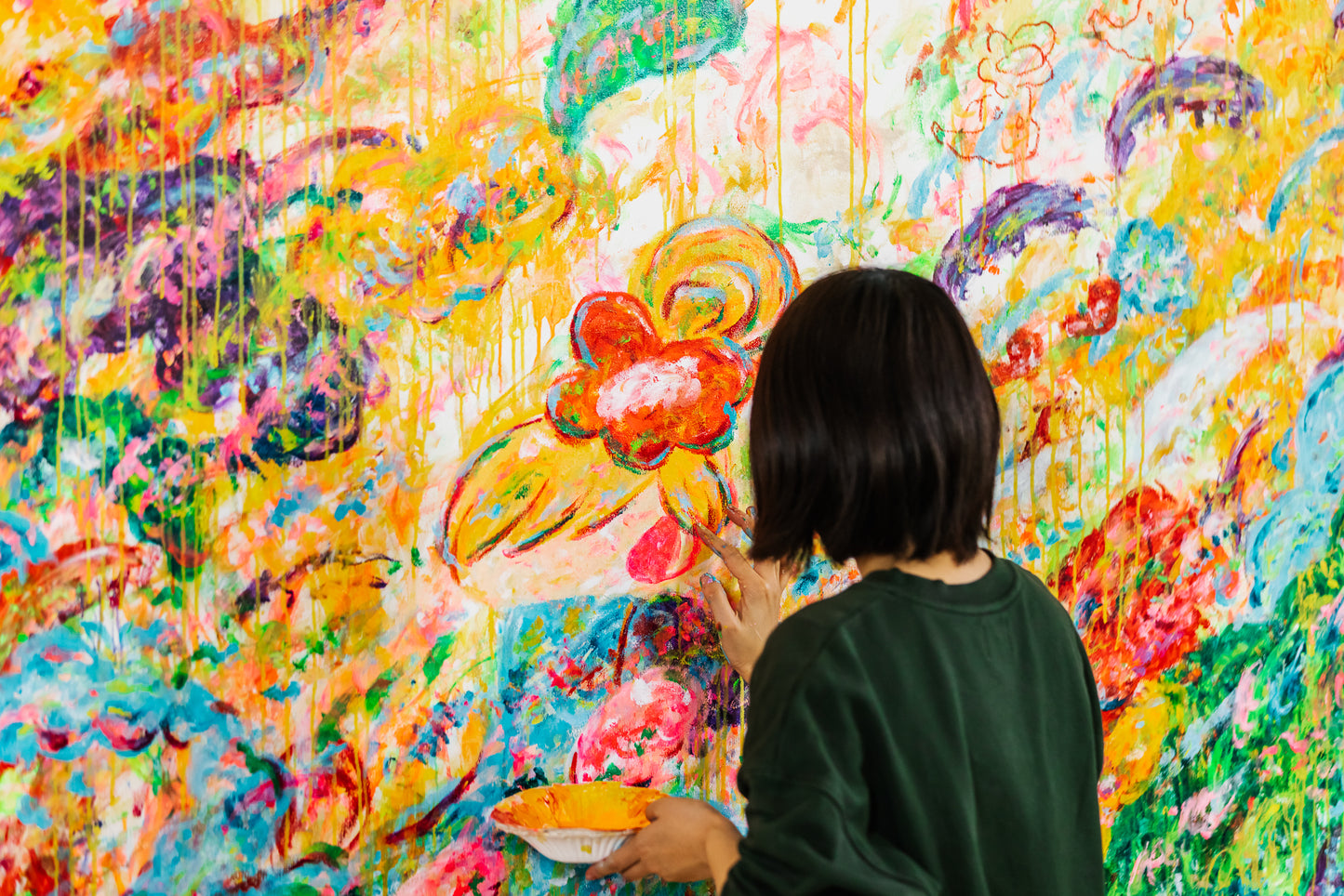 Ayako Rokkaku – Ohne Titel, 2022 Signierte Lithographie